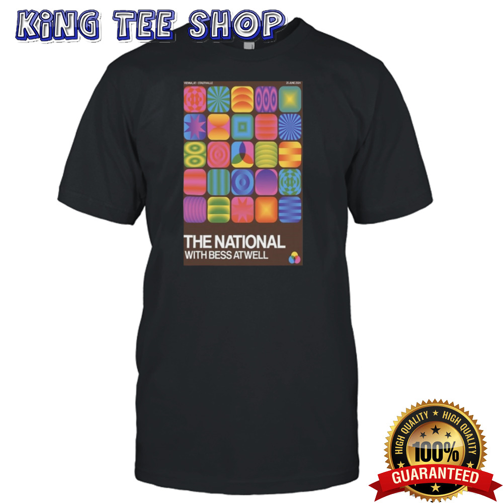 The National June 25 2024 Vienna Stadthalle Concert Poster Shirt