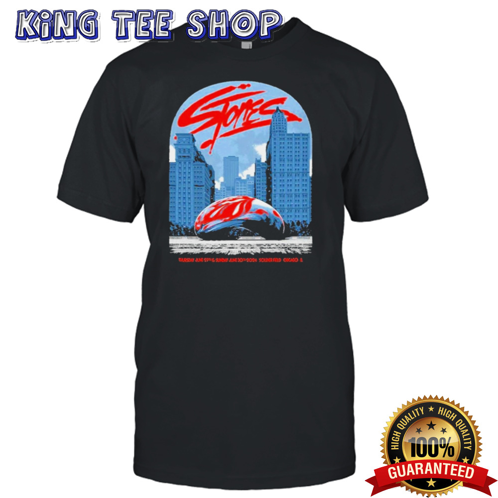 The Stones The Concerts Solider Field Chicago 2024 T-Shirt