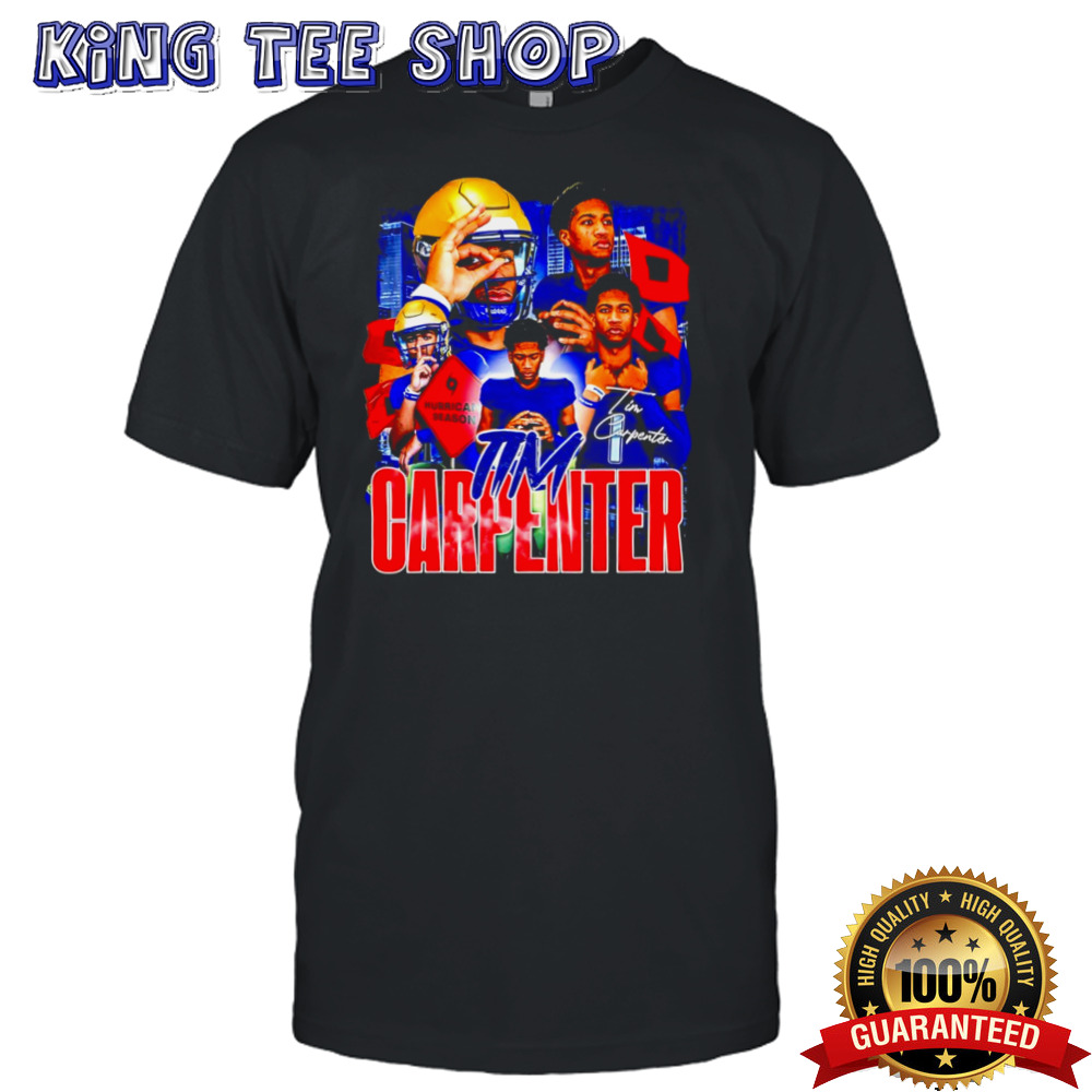 Tim Carpenter Hurricane season football player shirt
