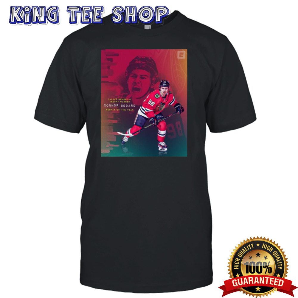 Calder Memorial Trophy Winner Connor Bedard Rookie of the year shirt