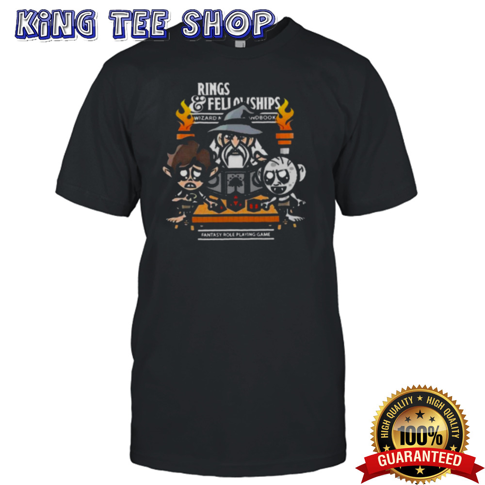 Rings And Fellowships Fantasy Role Playing Game Shirt