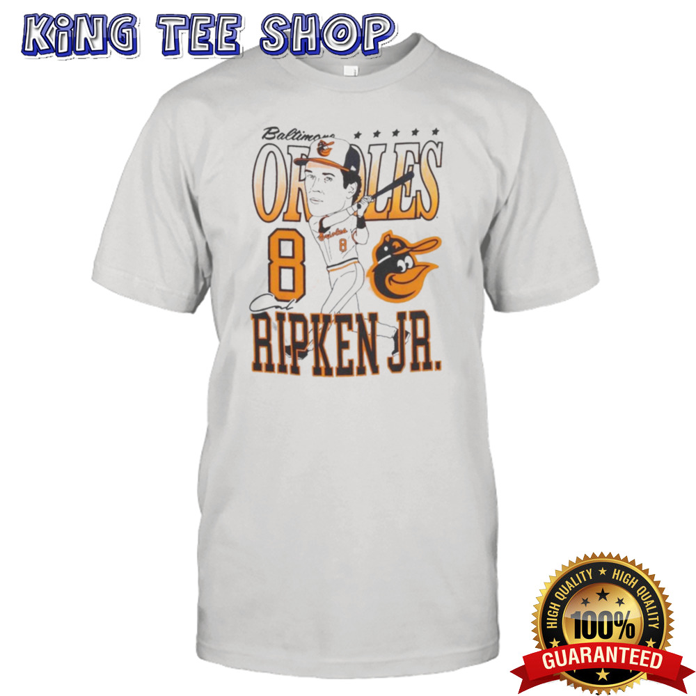 Baltimore Orioles Cal Ripken Jr. Caricature Baseball Shirt