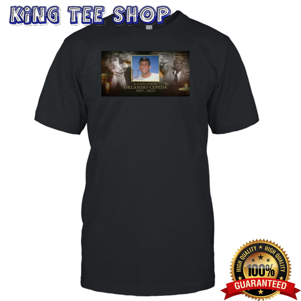 In Loving Memory Orlando Cepeda 1937-2024 T-shirt