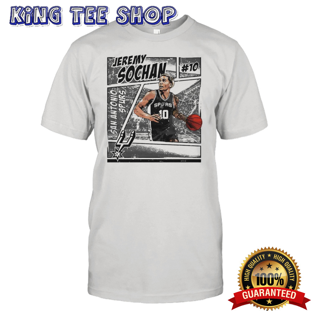 Jeremy Sochan San Antonio Spurs Comic shirt