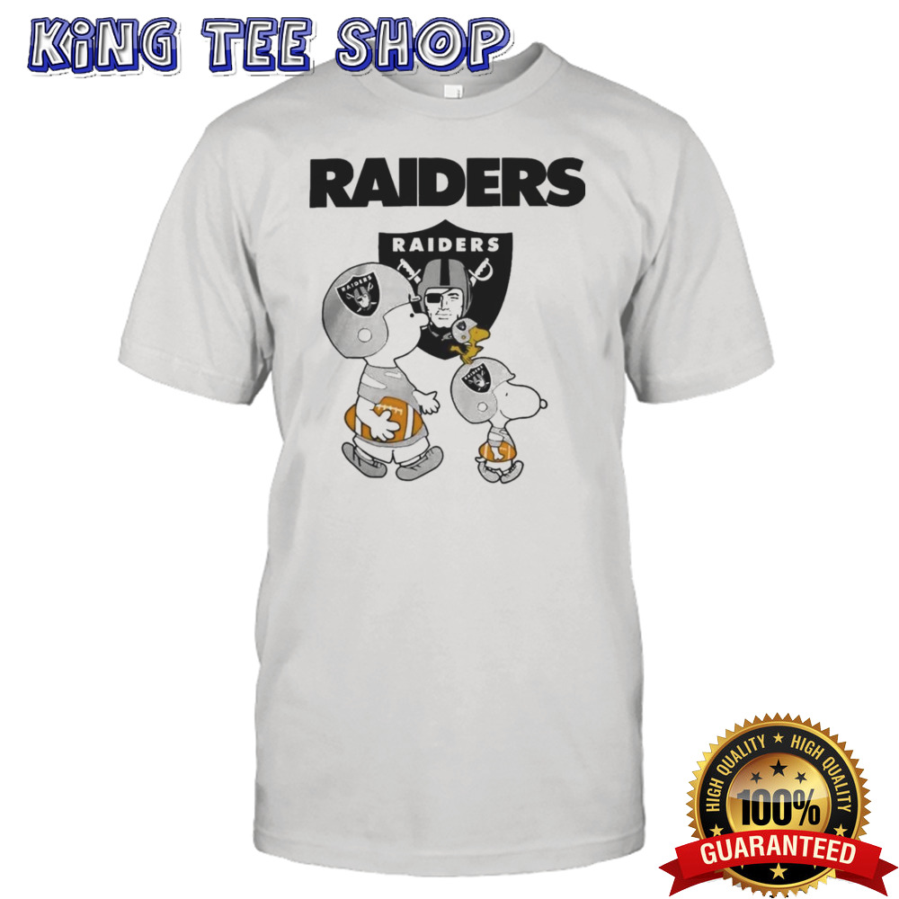 Las vegas raiders let’s play Football together Snoopy NFL Shirt