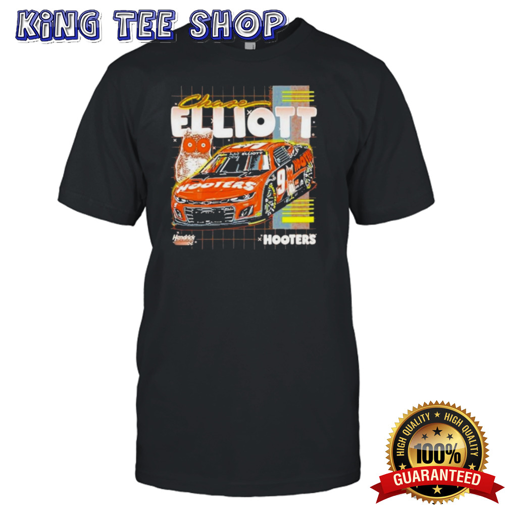 Michael Mcdowell B’laster 2024 Nascar Chase Elliott 2024 Hooters T-shirt