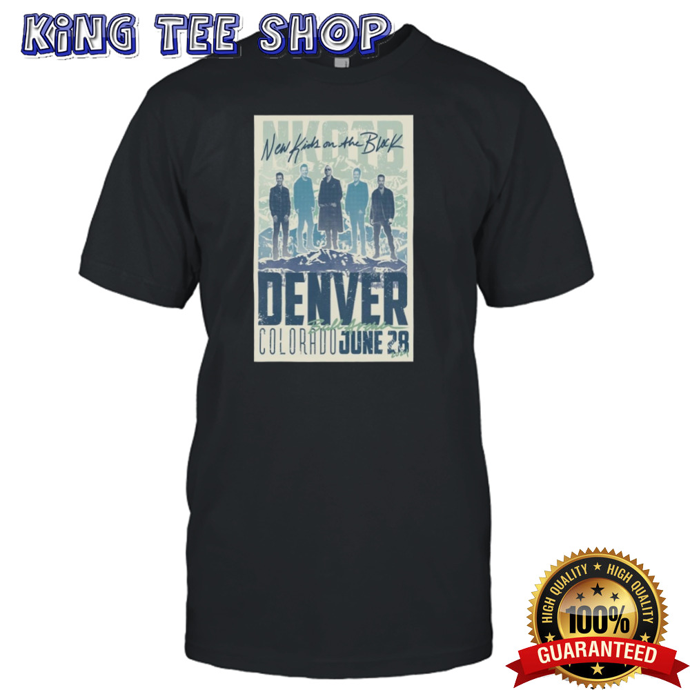 New Kids On The Block June 28 2024 Ball Arena Denver CO Poster Shirt