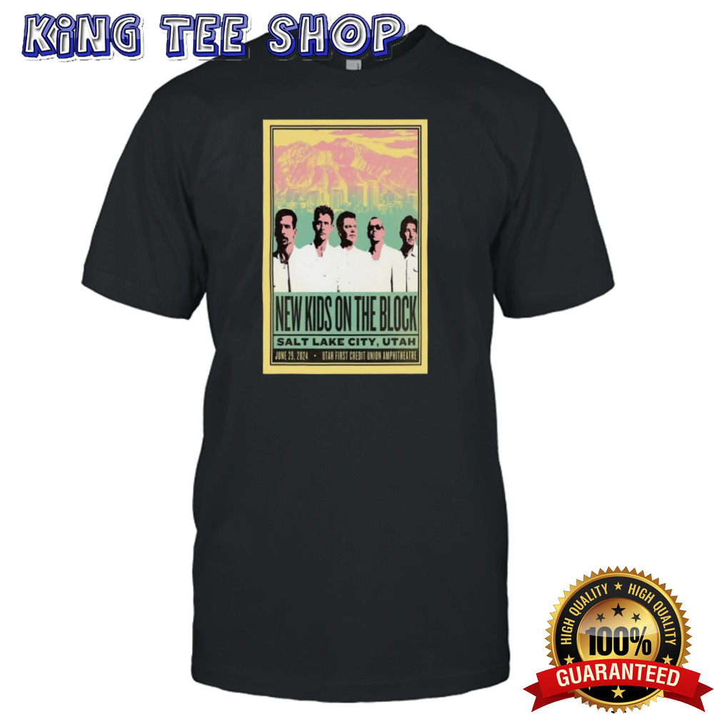 New Kids on the Block June 29 2024 Salt Lake City Utah Poster Shirt