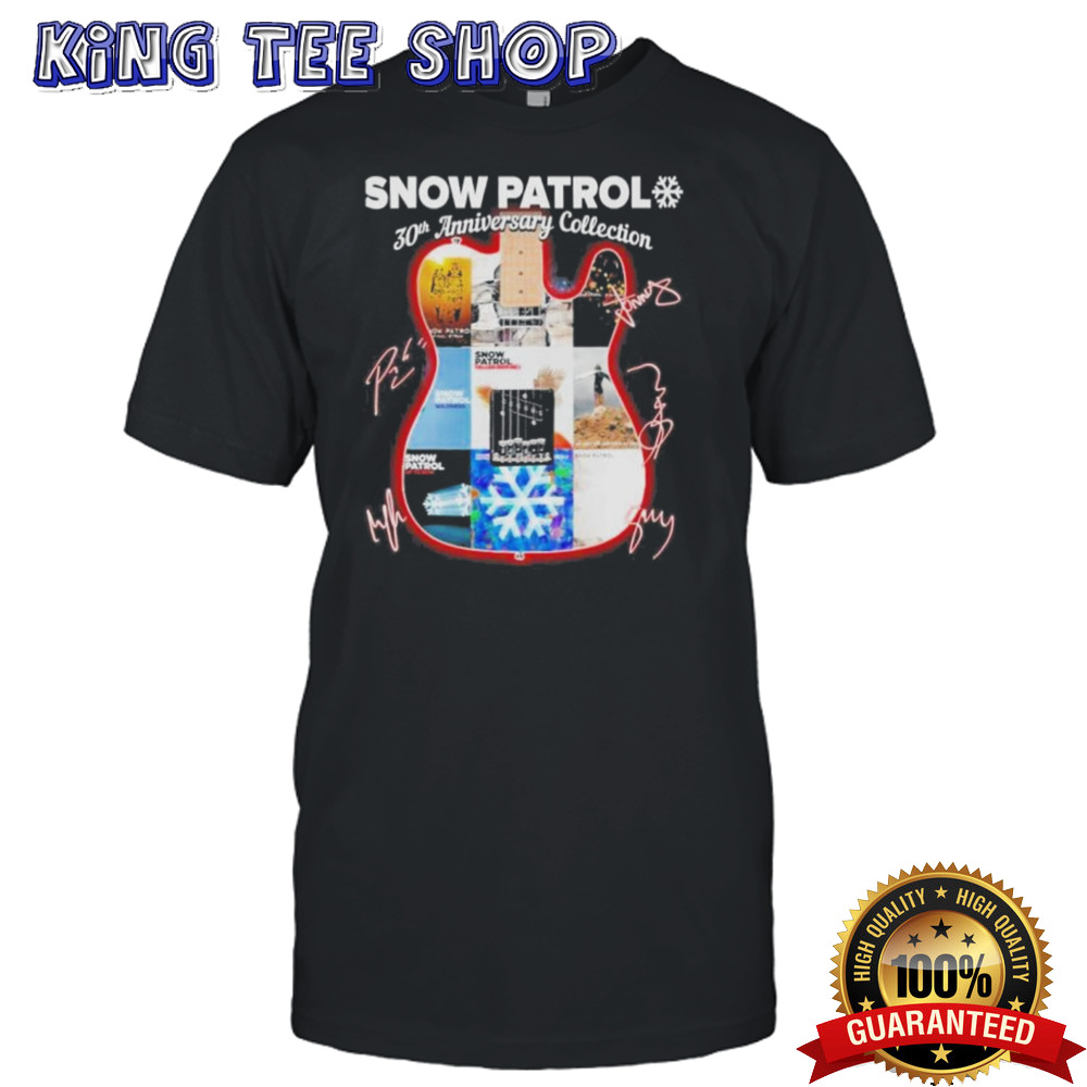 Snow Patrol Guitar Band 30th Anniversary Collection T-Shirt
