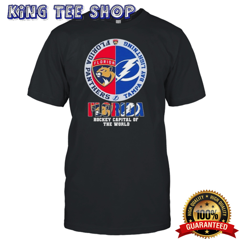 Tampa Bay Lightning And Florida Panthers Florida Hockey Capital Of The World Shirt
