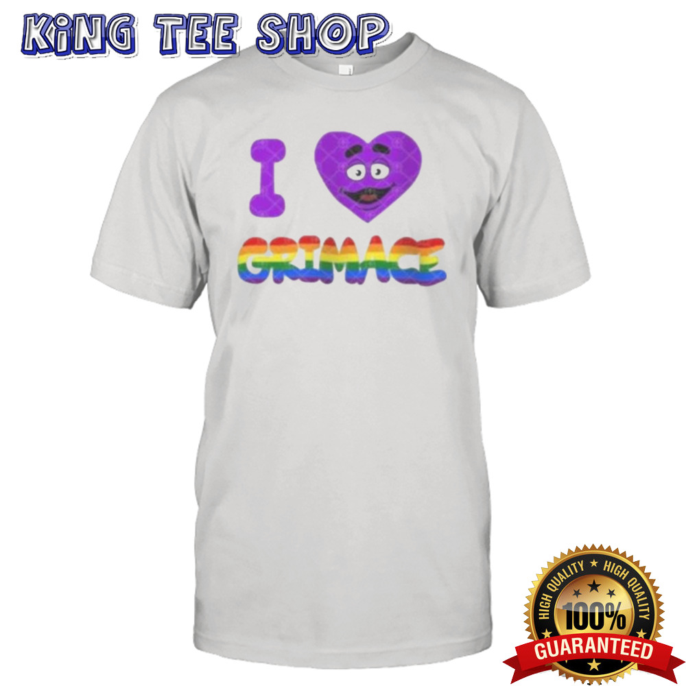 I Love Grimace Pride 2024 T-shirt