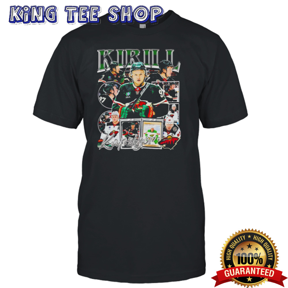 Kirill Kaprizov Wild Hockey Player Vintage Style Retro Shirt