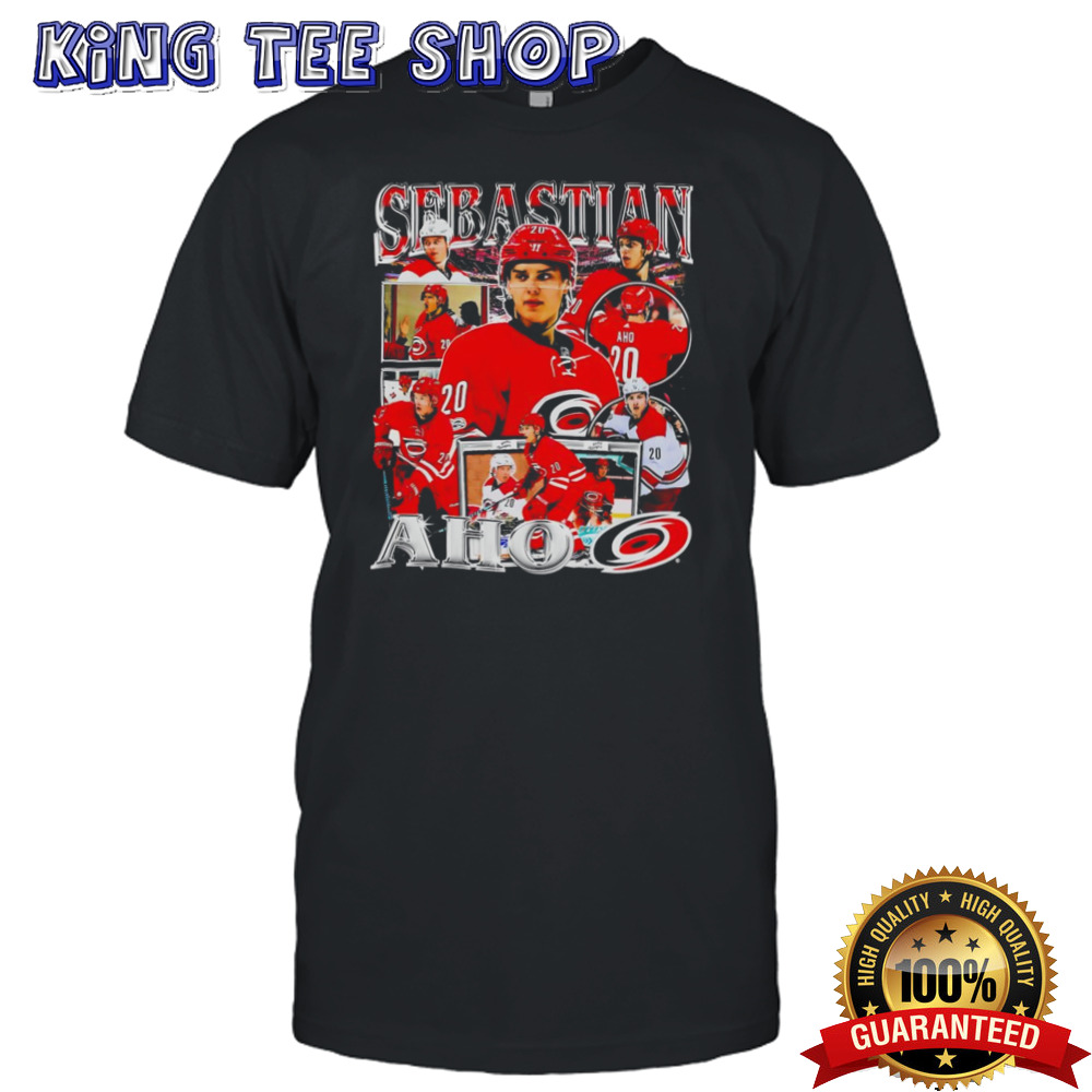 Sebastian Aho Carolina Hurricanes hockey player vintage shirt