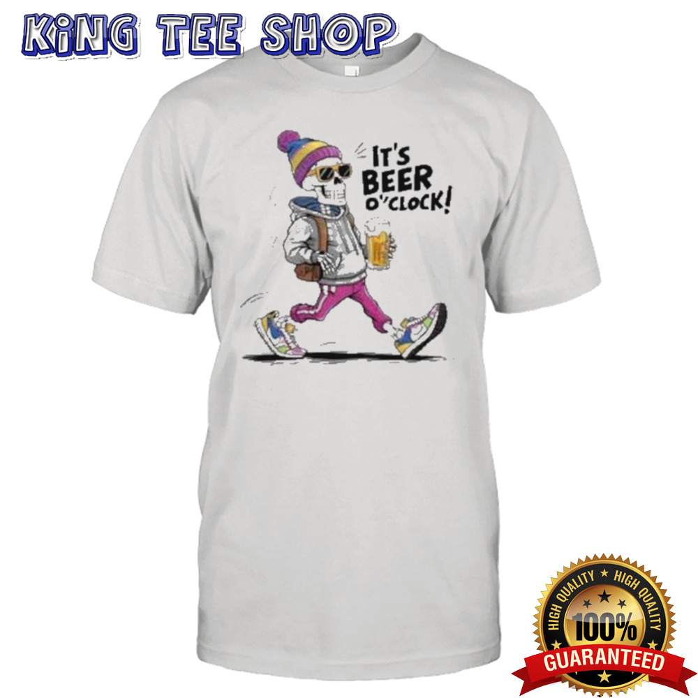 Skeleton It’s Beer O’clock T-Shirt