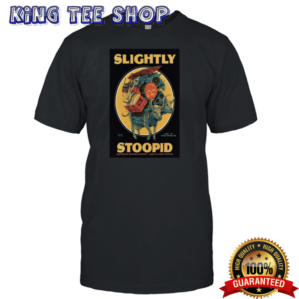 Slightly Stoopid Matanuska Brewing Company Anchorage AK June 29 2024 Poster shirt