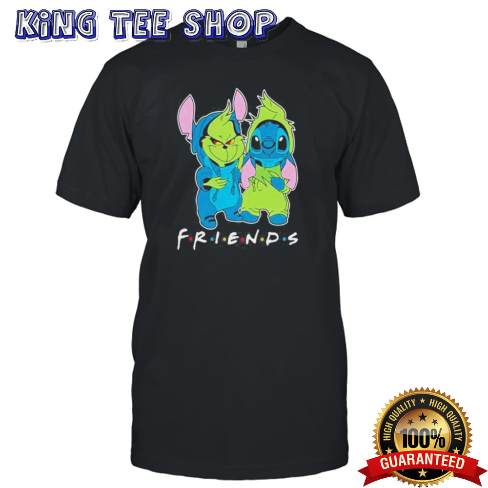 Stitch And Grinch Friends For Life Disney Fan T-Shirt