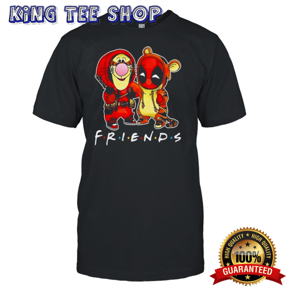 Winnie The Pooh Tigger And Deadpool Friends Disney T-shirt