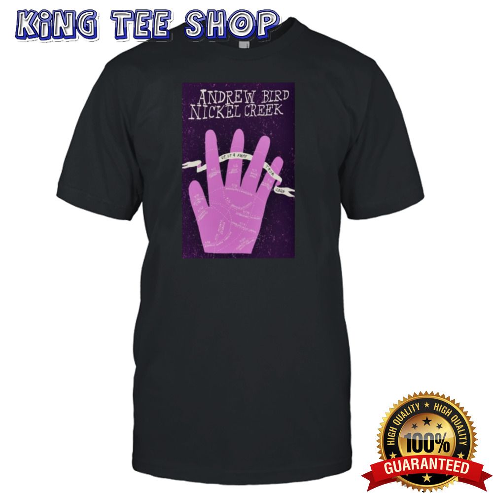 Andrew Bird And Nickel Creek Show UP UP & Away 2024 T-shirt