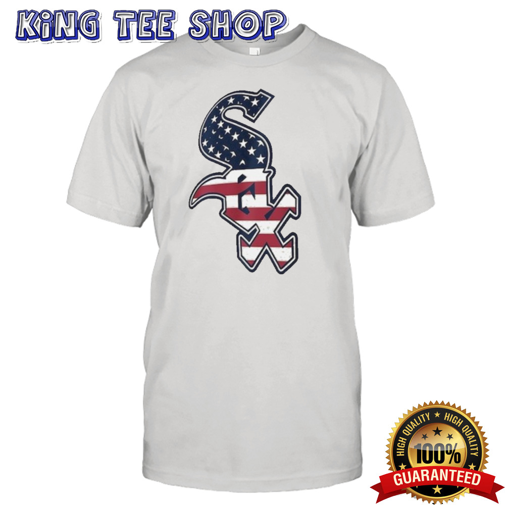 Chicago White Sox Logo 4th Of July Flag T-shirt