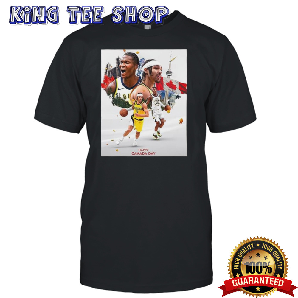 Indiana Pacers Happy Canada Day To Our Neighbors Up North T-shirt