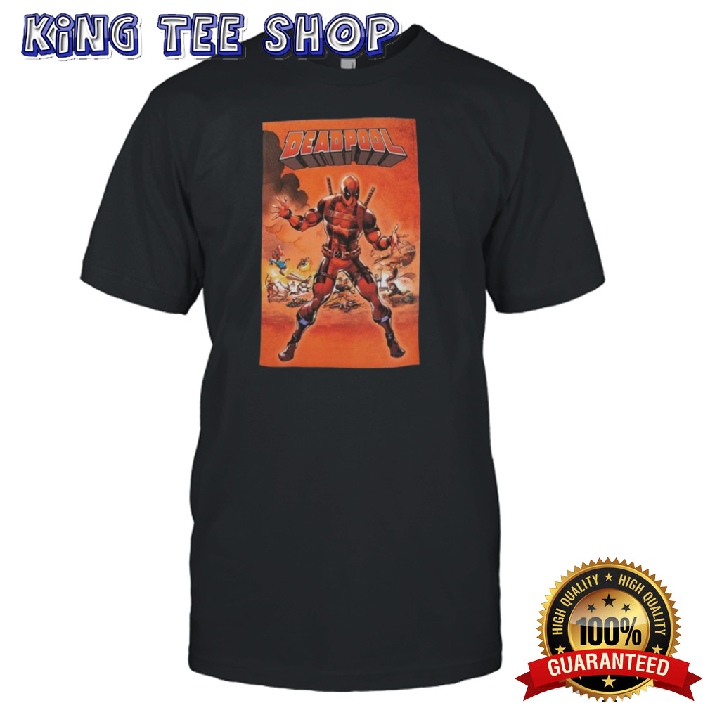 Marvel Deadpool Secret Wars Homage Comic Cover T-shirt