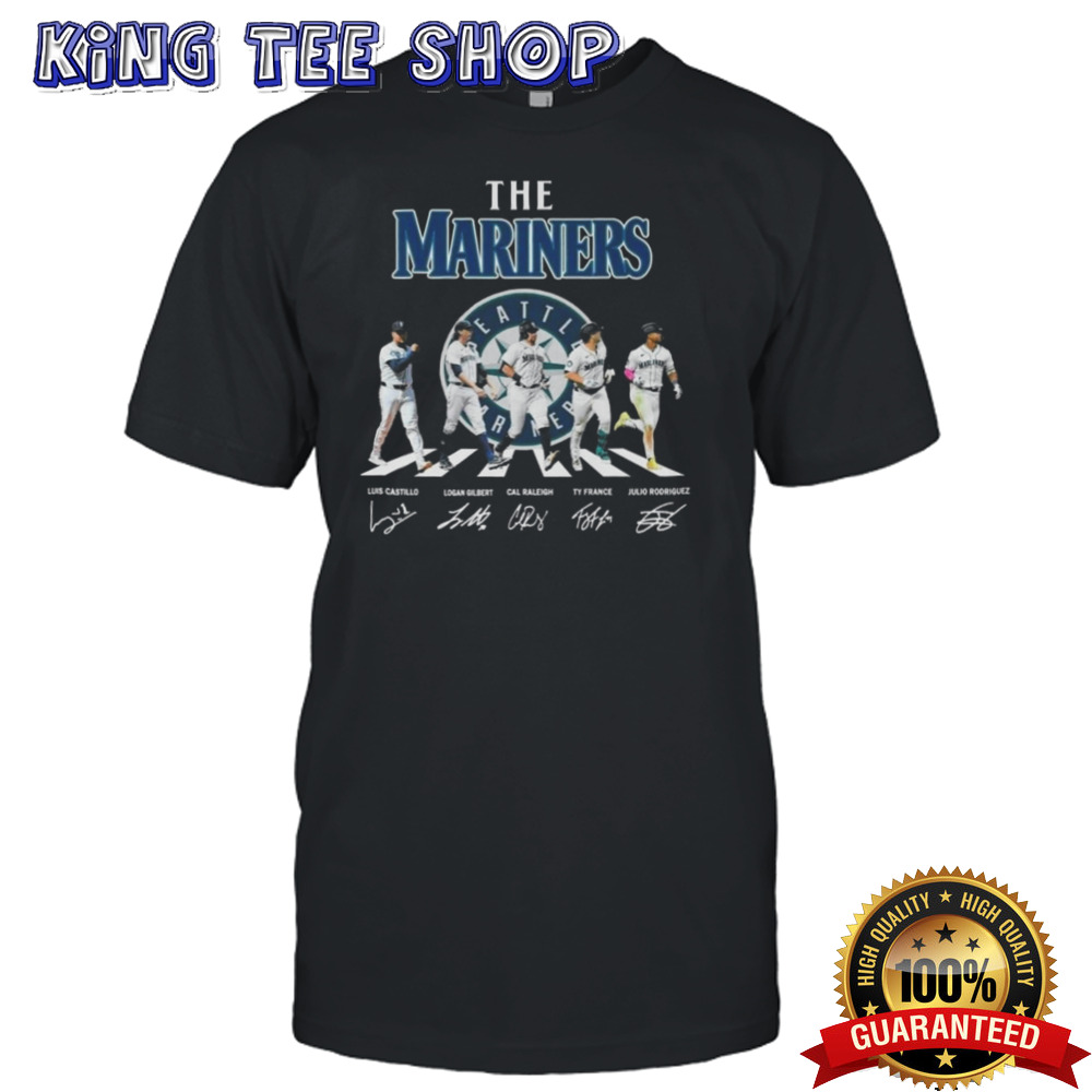 Seattle Mariners True Fan The Baseball Legends The Mariners Abbey Road Signatures T-shirt