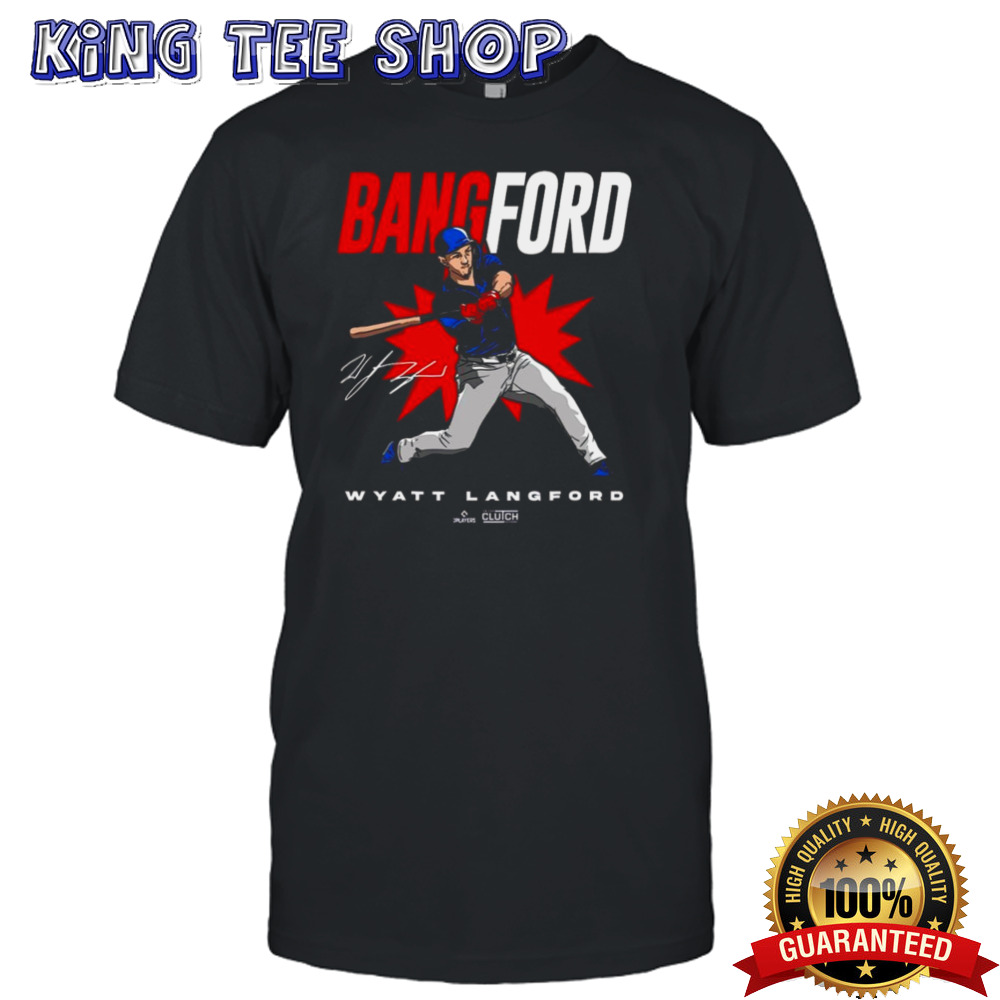 Wyatt Langford Bang Ford Signature T-shirt