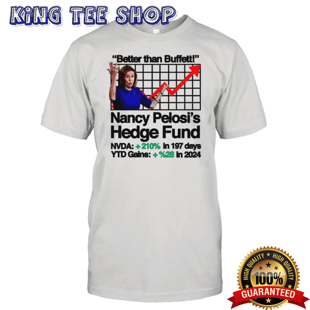 Better Than Buffett Nancy Pelosi’s Hedge Fund Shirt