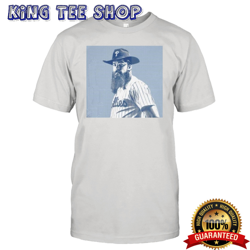 Kerkering Wearing Vote Brandon Marsh T-shirt