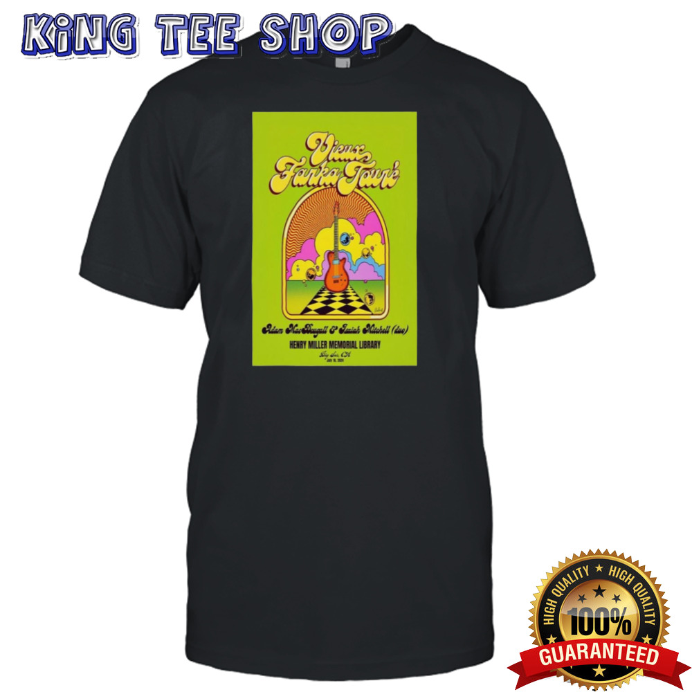 Vieux Farka Touré July 18 2024 Henry Miller Memorial Library Big Sur CA Poster shirt