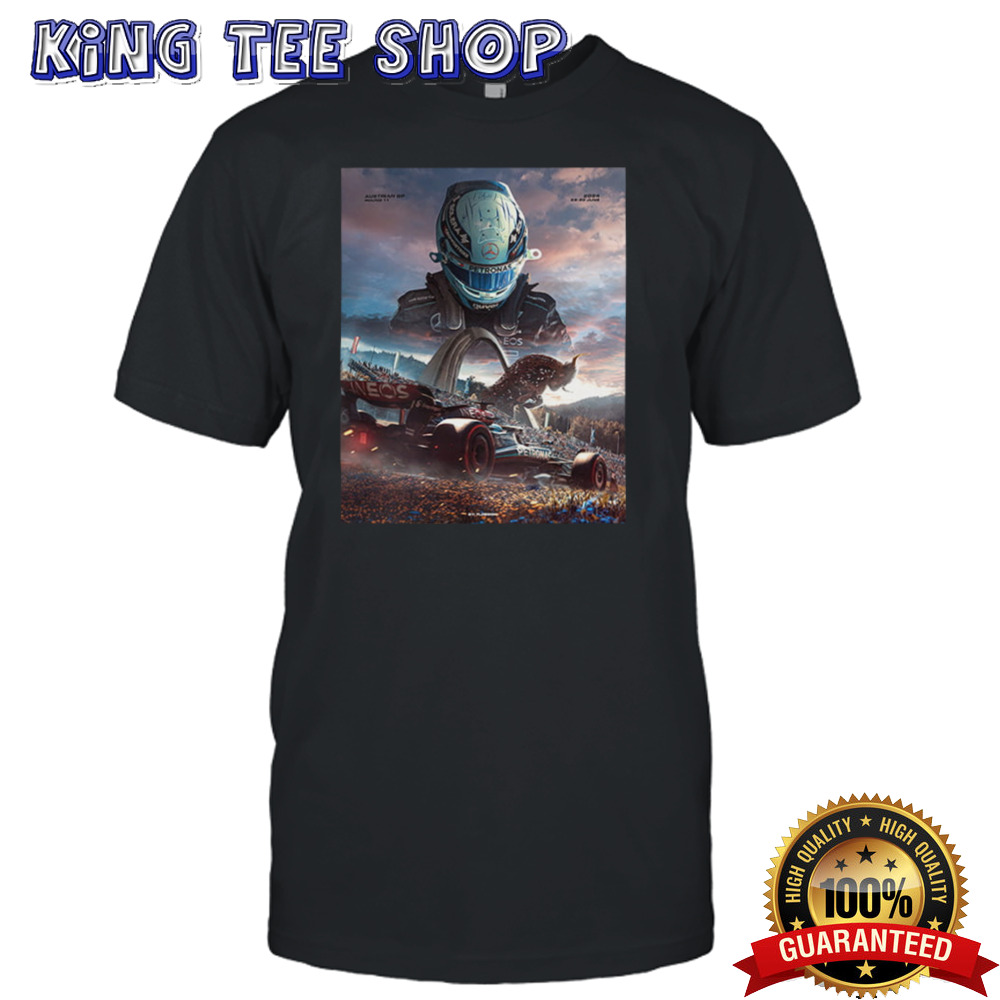 George Russell Austrian GP Winner Poster GR63 Mercedes AMG F1 June 28-30 2024 Merchandise T-Shirt