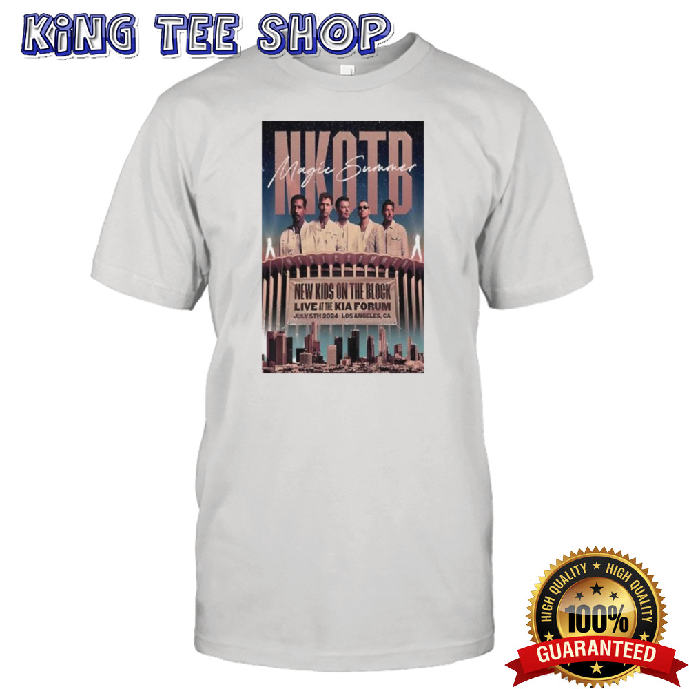 New Kids On The Block July 5 2024 The Kia Forum Los Angeles CA Poster Shirt