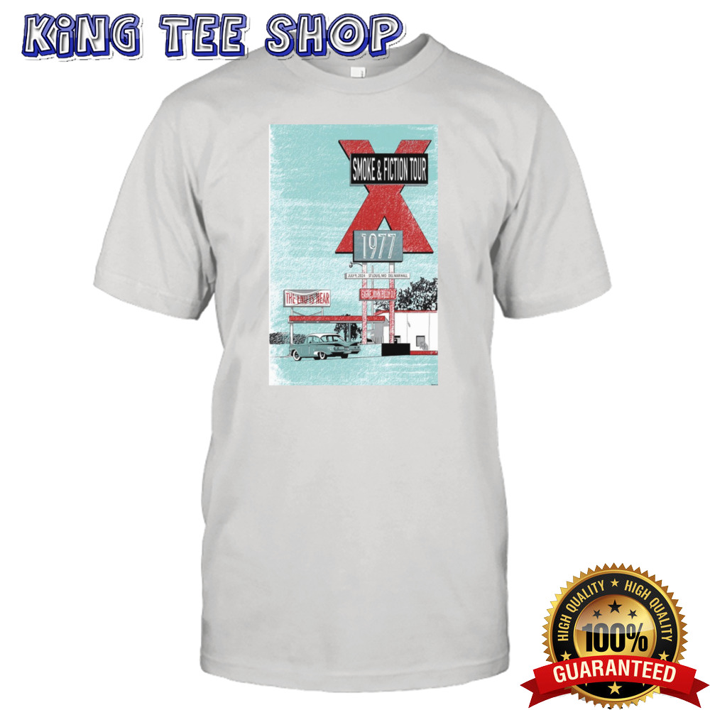 X The Band July 9 2024 Del Mar Hall St. Louis MO Poster shirt