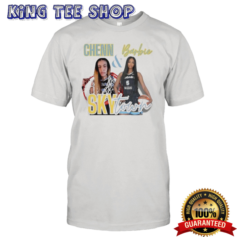 Chenn and Barbie Sky Town Shirt