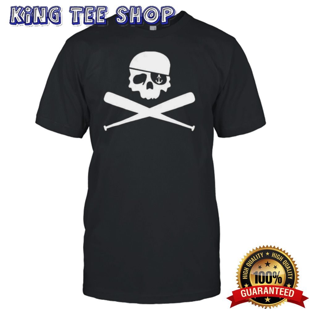 Bryan Reynolds Pirates Pirate Skull T-shirt