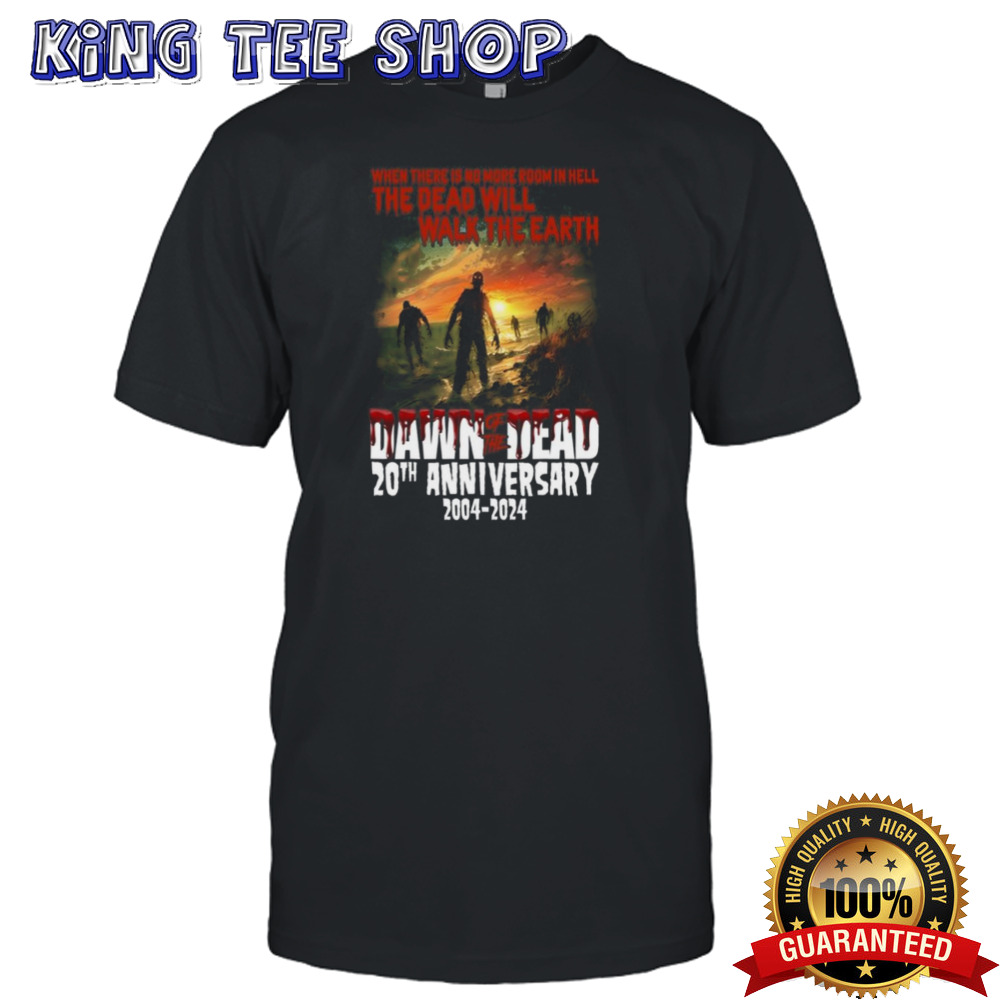 Dawn Of The Dead 20th Anniversary 2004 2024 T Shirt