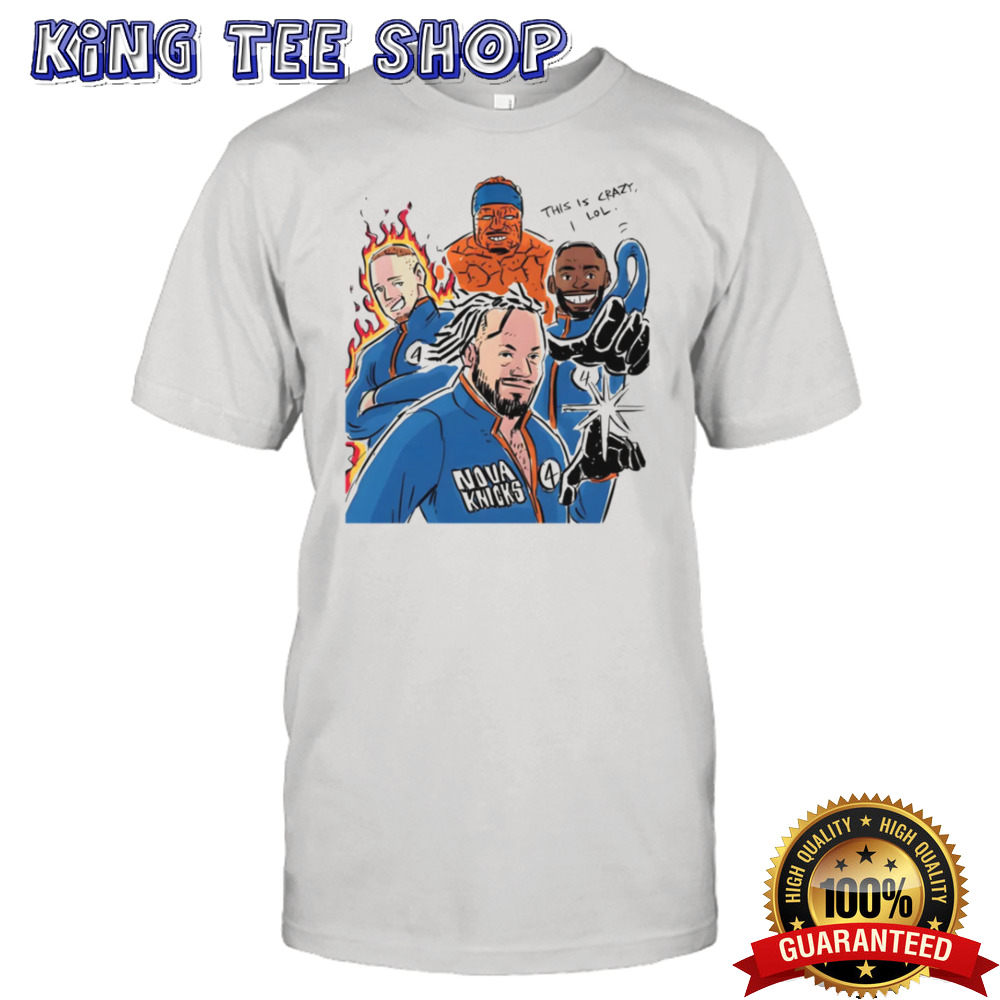 Donte Divincenzo Josh Hart Mikal Bridges Jalen Brunson Nova Knicks T Shirt