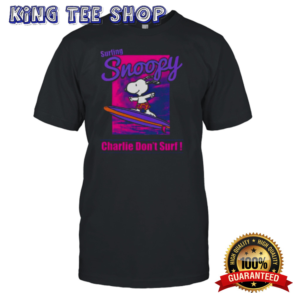 Surfing Snoopy T Shirt