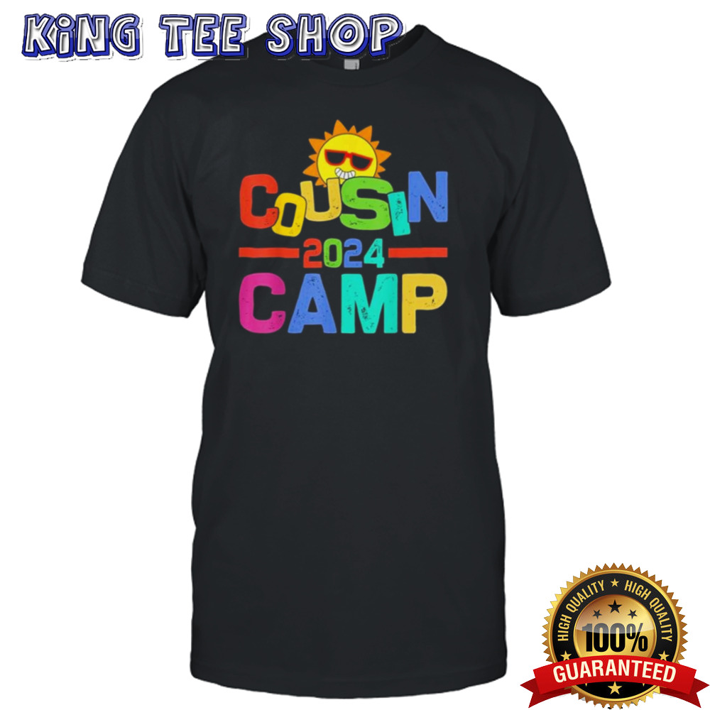 Cousin Camp 2024 Family Vacation Summer Camping T-shirt