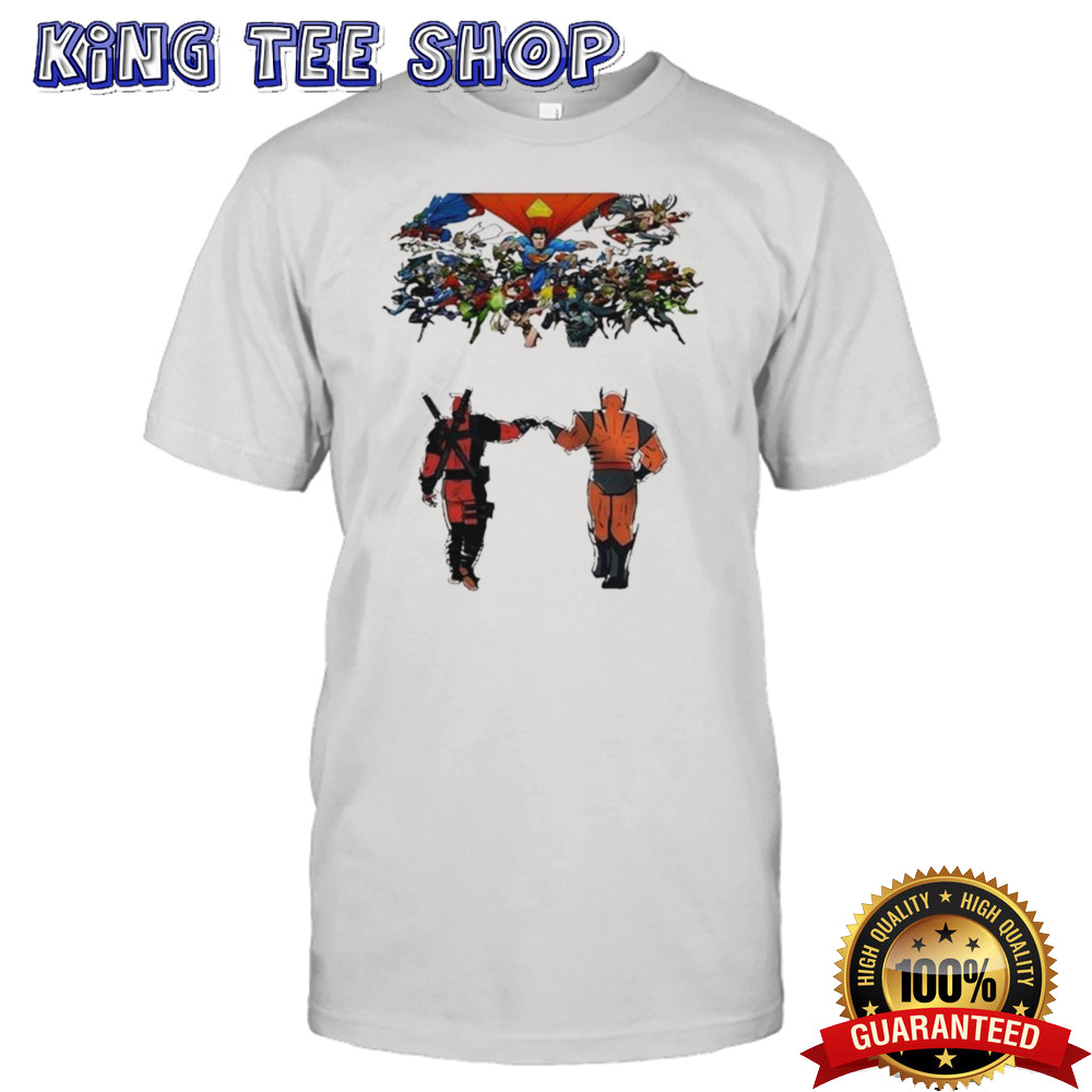 Deadpool And Wolverine Vs Dc Comic Movies 2024 T-shirt