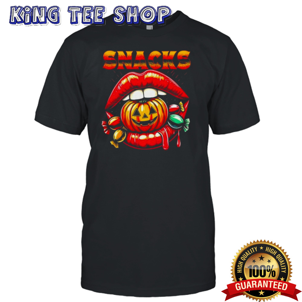 Lock Design Snacks T-shirt