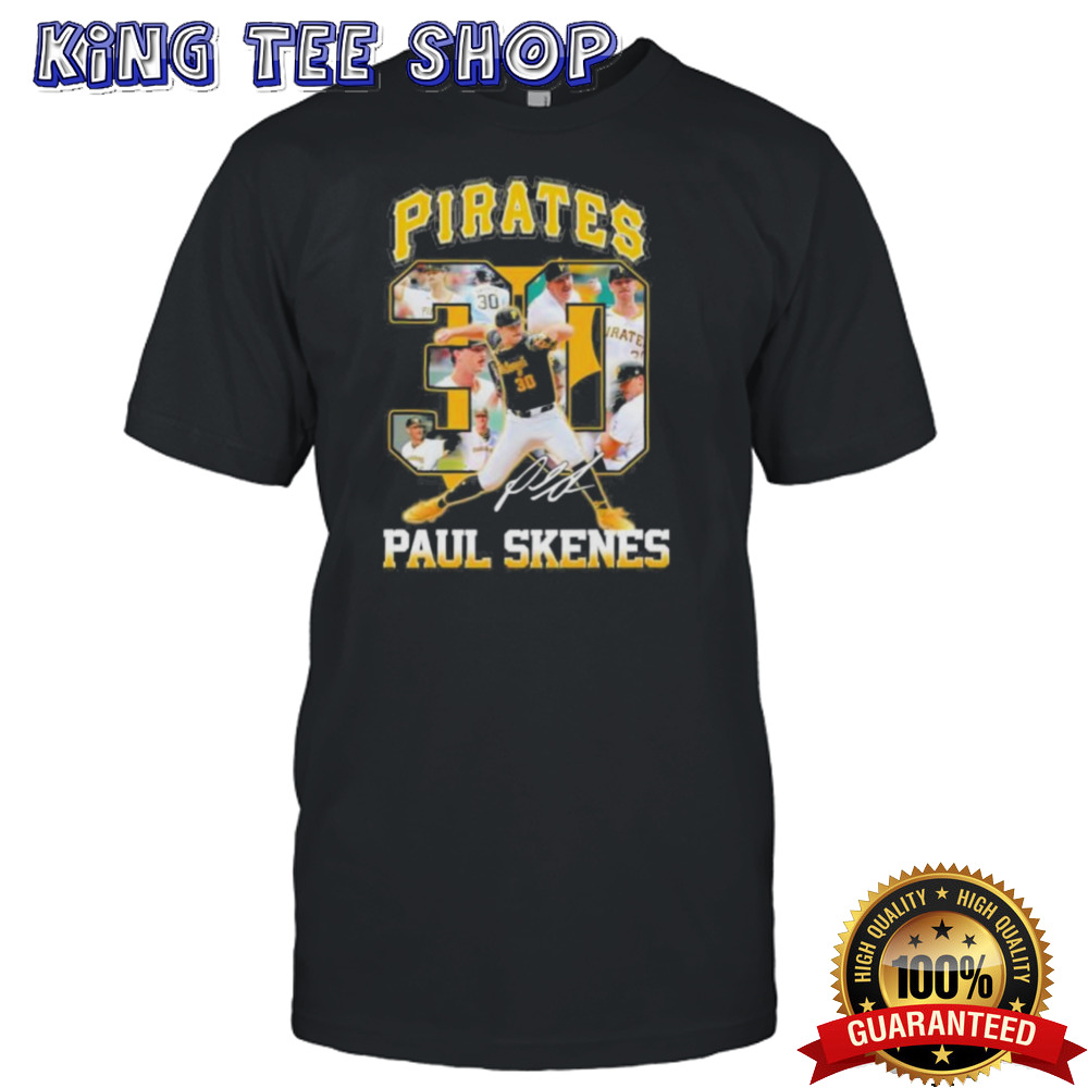 Pittsburgh Pirates Paul Skenes 30 Vintage Signature Shirt