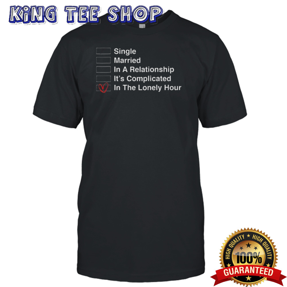 Sam Smith In The Lonely Hour Checklist Shirt