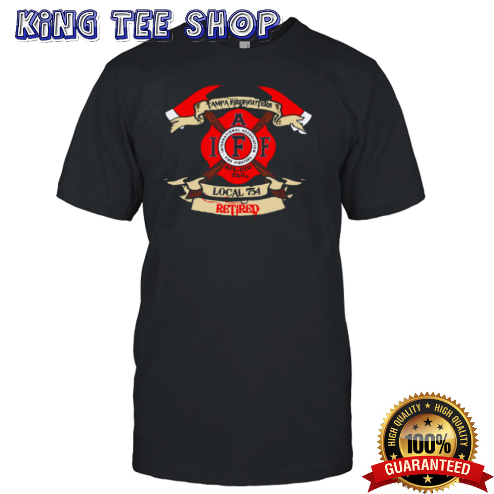 Tampa Firefighters Retired Decal Shirt
