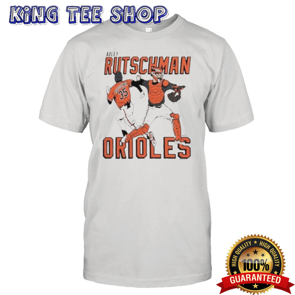 Adley Rutschman Baltimore Orioles Caricature Player Shirt
