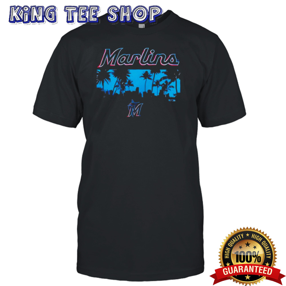 Miami Marlins Palms x M logo shirt