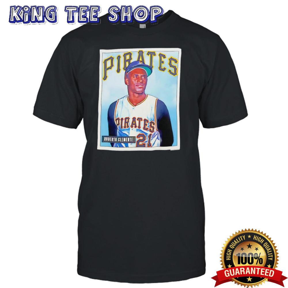 Pittsburgh Pirates Roberto Clemente legend photo vintage shirt