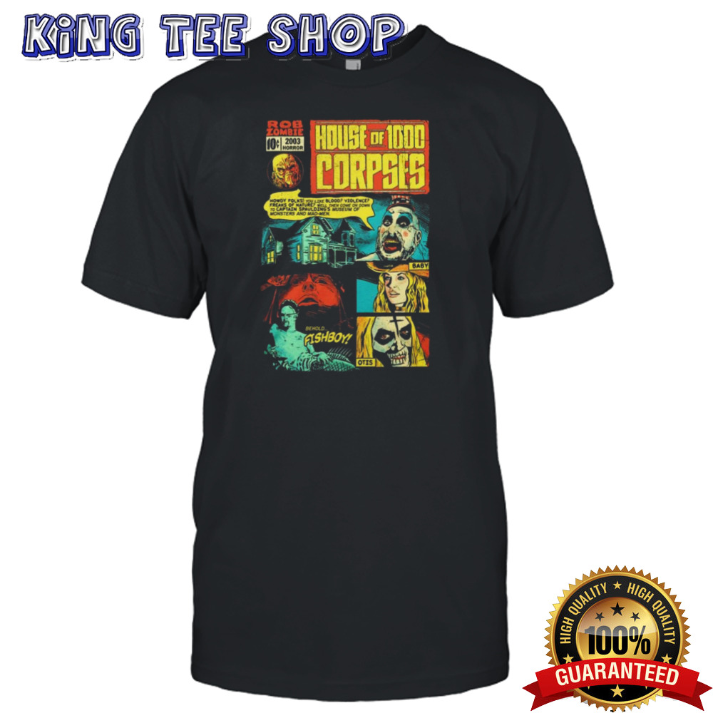 Rob Zombie House Of 1000 Corpses Freaks Of Nature Behold Fishboy T-shirt
