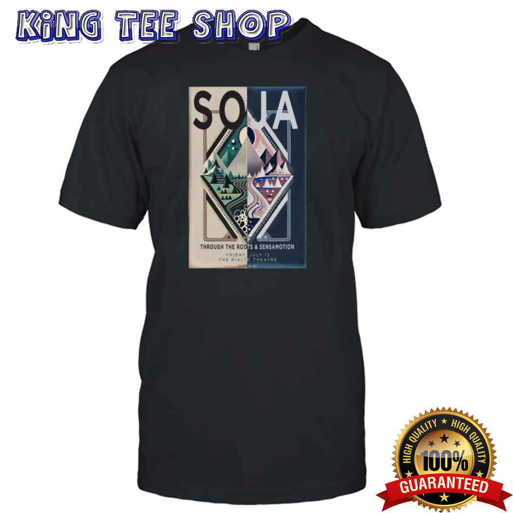 SOJA July 12 2024 The Rialto Theatre Tucson AZ Poster Shirt