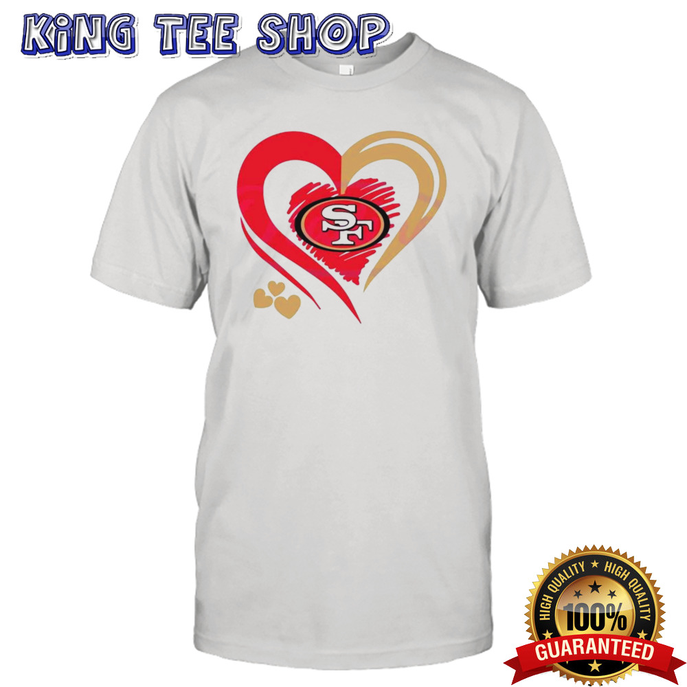 San Francisco 49ers Heart NFL Team Shirt
